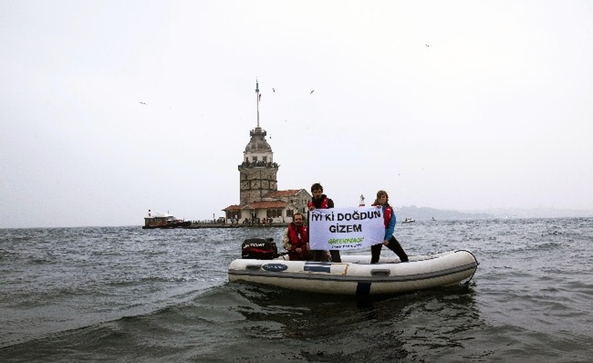 Tutuklu Greenpeace Üyesi Gizem Akhan\'a Doğum Günü Mesajı