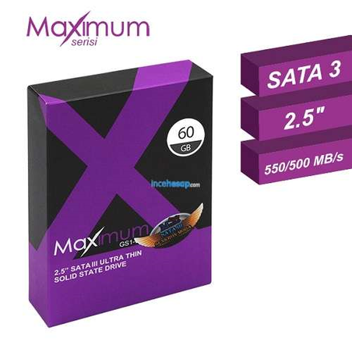 60 Gb Memoright Maximum Sata3 Senkr Ssd (550/500)