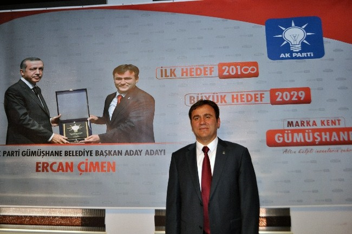 AK Parti Gümüşhane İl Başkanı Ercan Çimen, Aday Adayı Oldu