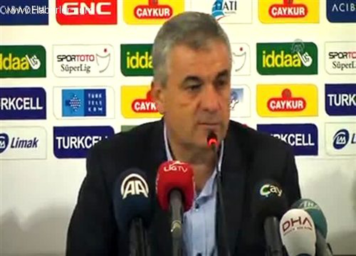 Çaykur Rizespor Akhisar Belediyespor maçının ardından