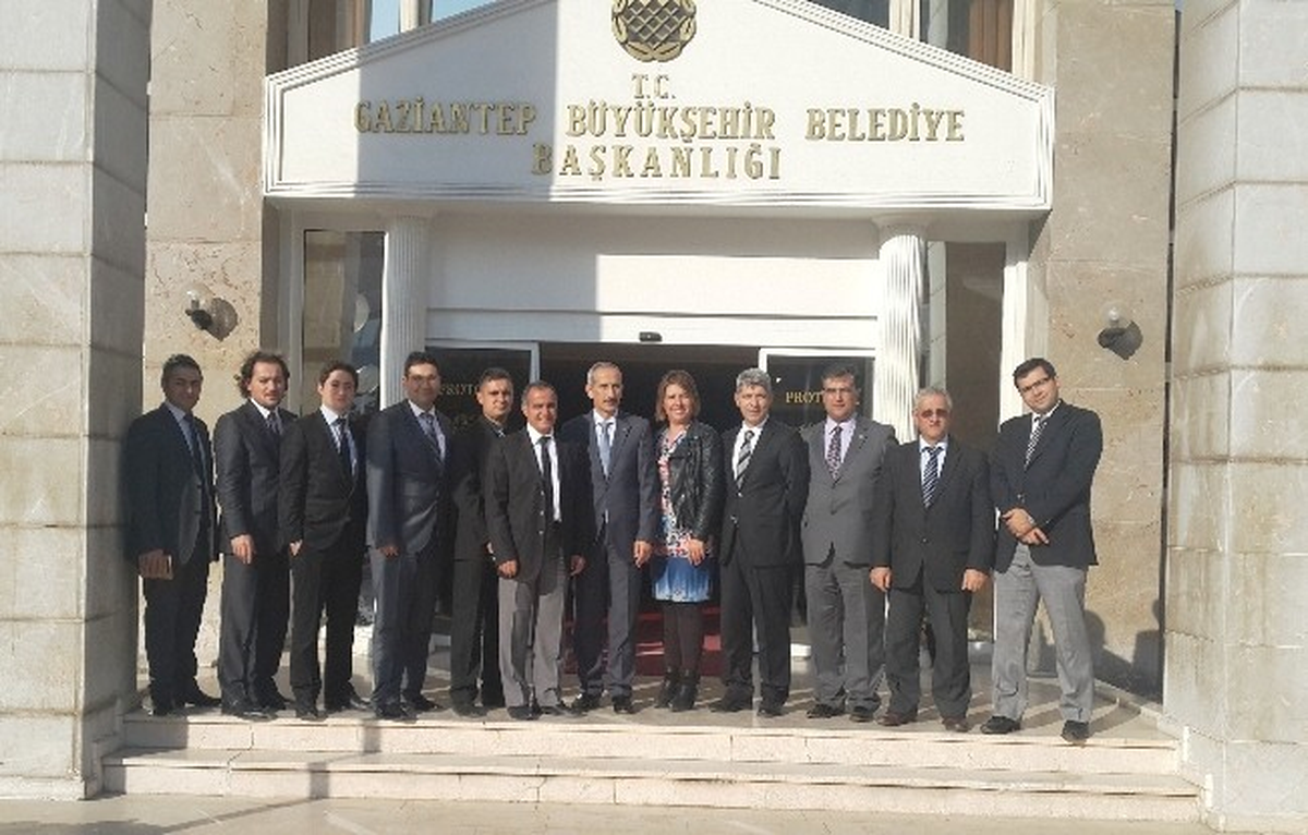 Coğrafi Bilgi Sistemleri Platformu'nun Gaziantep Çıkarması