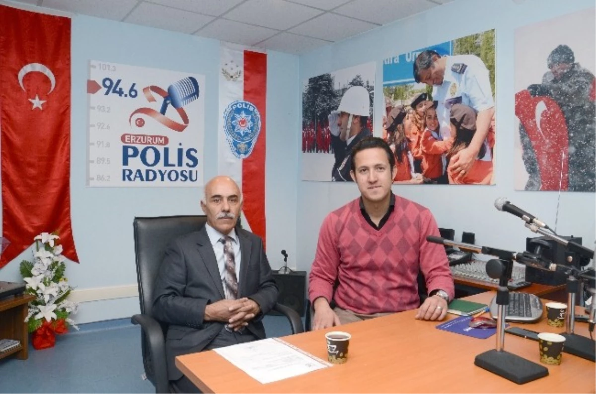 Erzurum Polis Radyosunun Bu Haftaki Konuğu Erzurumlu Araştırmacı Yazar Abdurrahman Zeynal Oldu