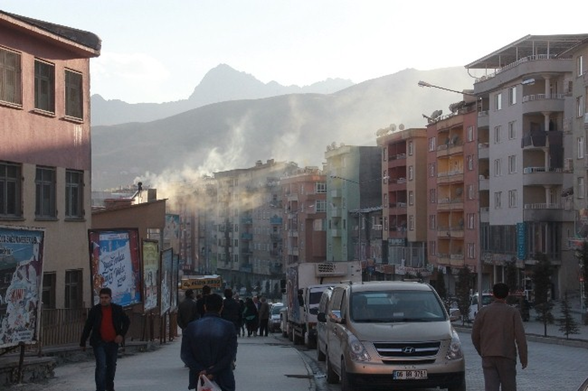 Hakkari\'de Hava Kirliliği