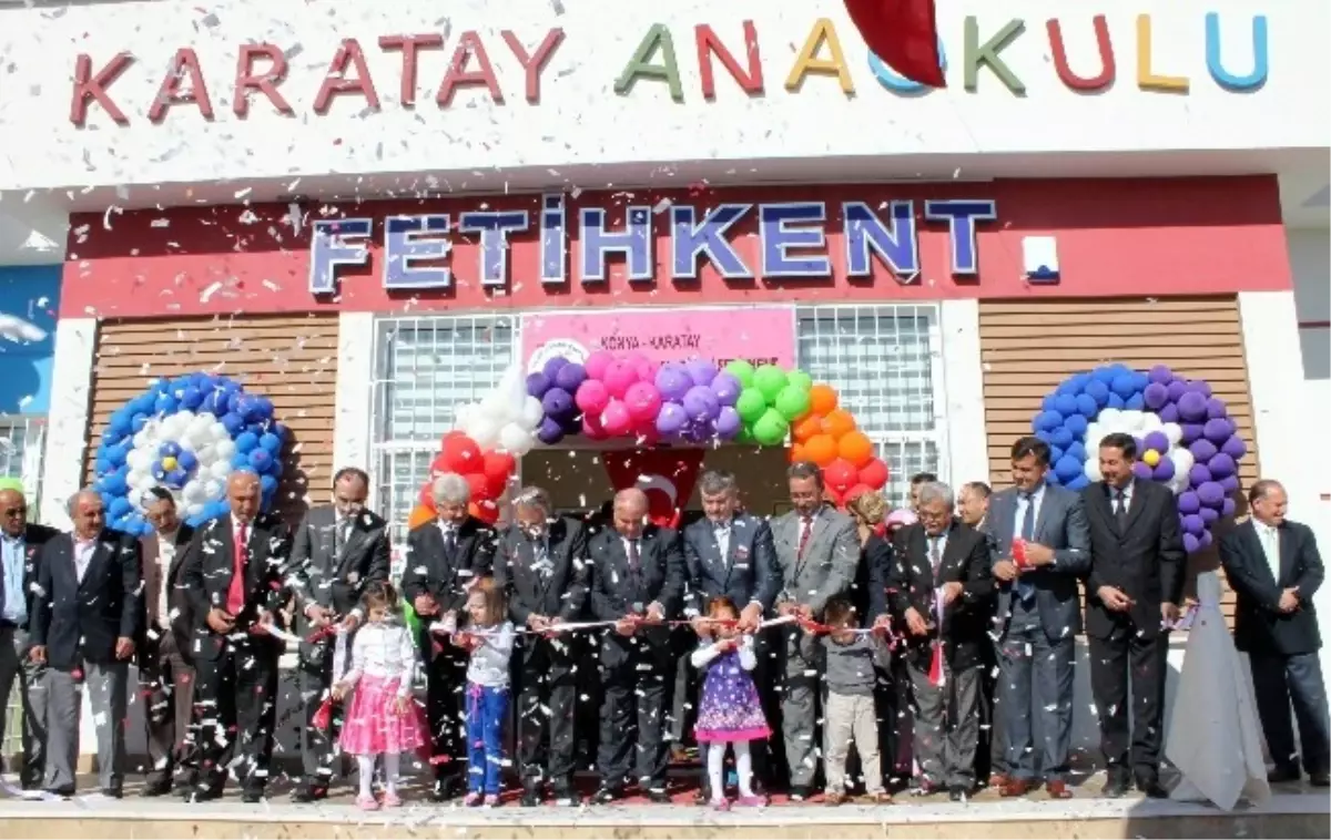 Karatay\'da 3 Yeni Anaokulun Açılışı Yapıldı