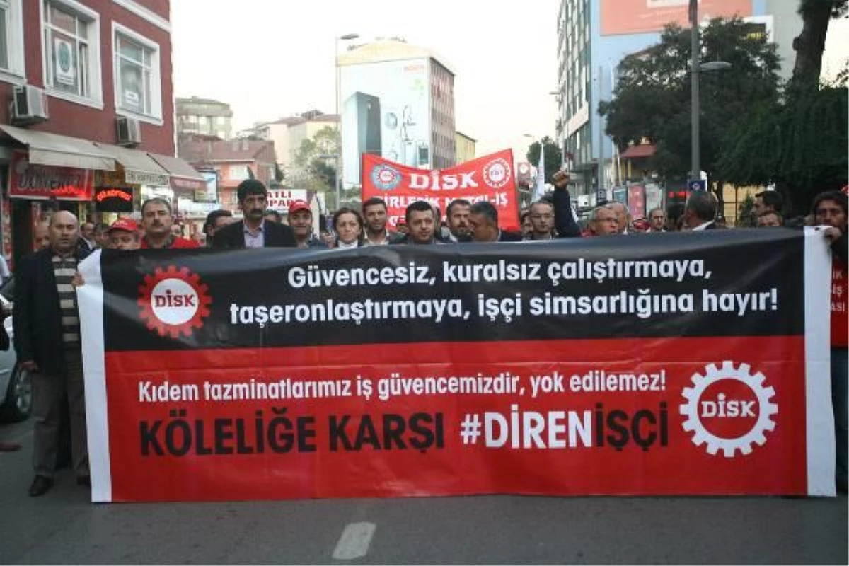 Kocaeli\'de "Kıdem Tazminatı" Protestosu