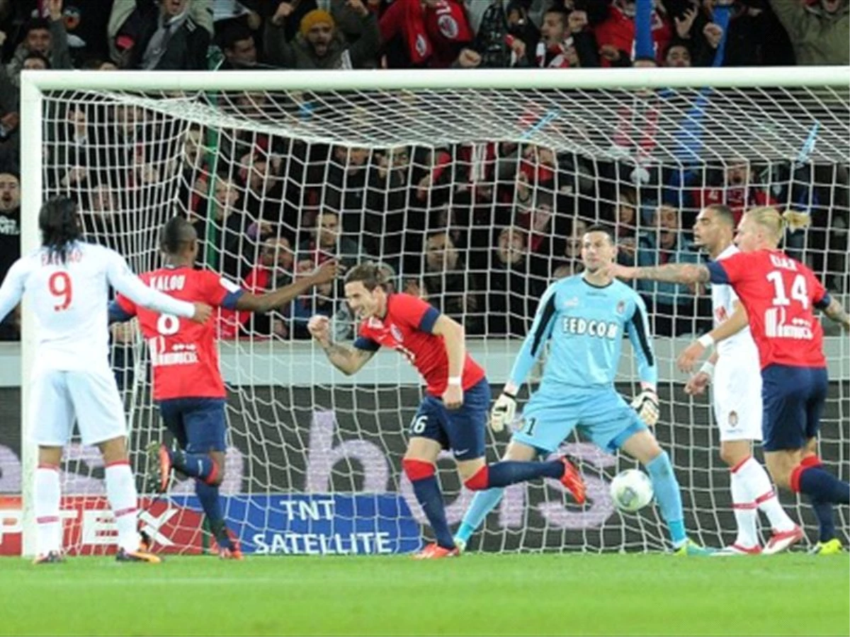 Lille Monaco\'ya İlk Mağlubiyetini Tattırdı