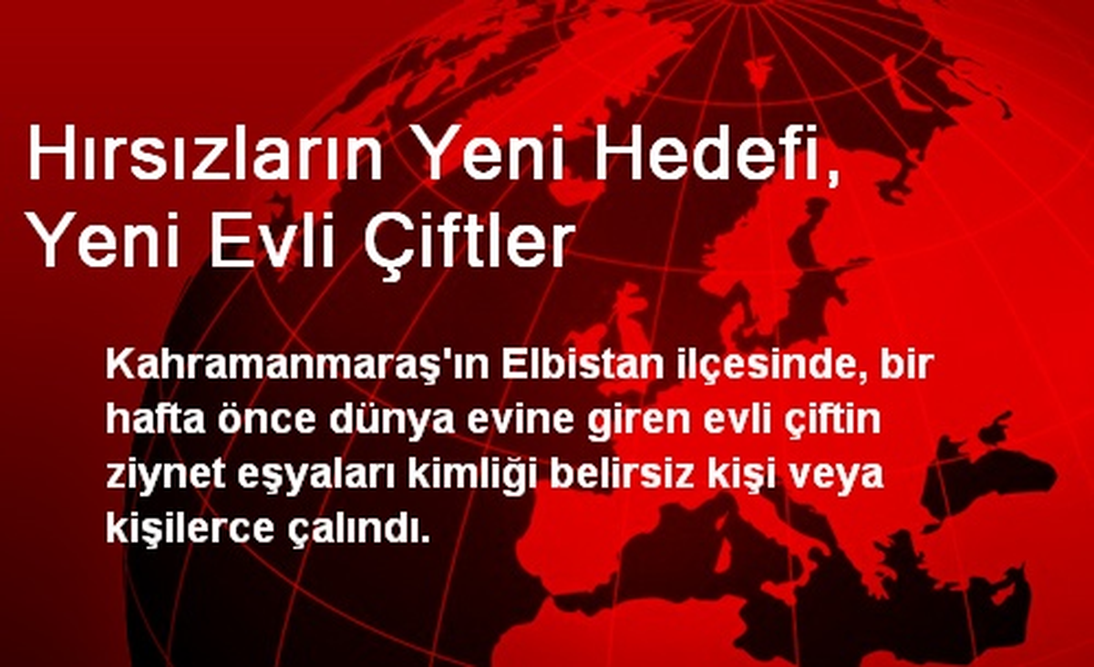 Hırsızların Yeni Hedefi, Yeni Evli Çiftler