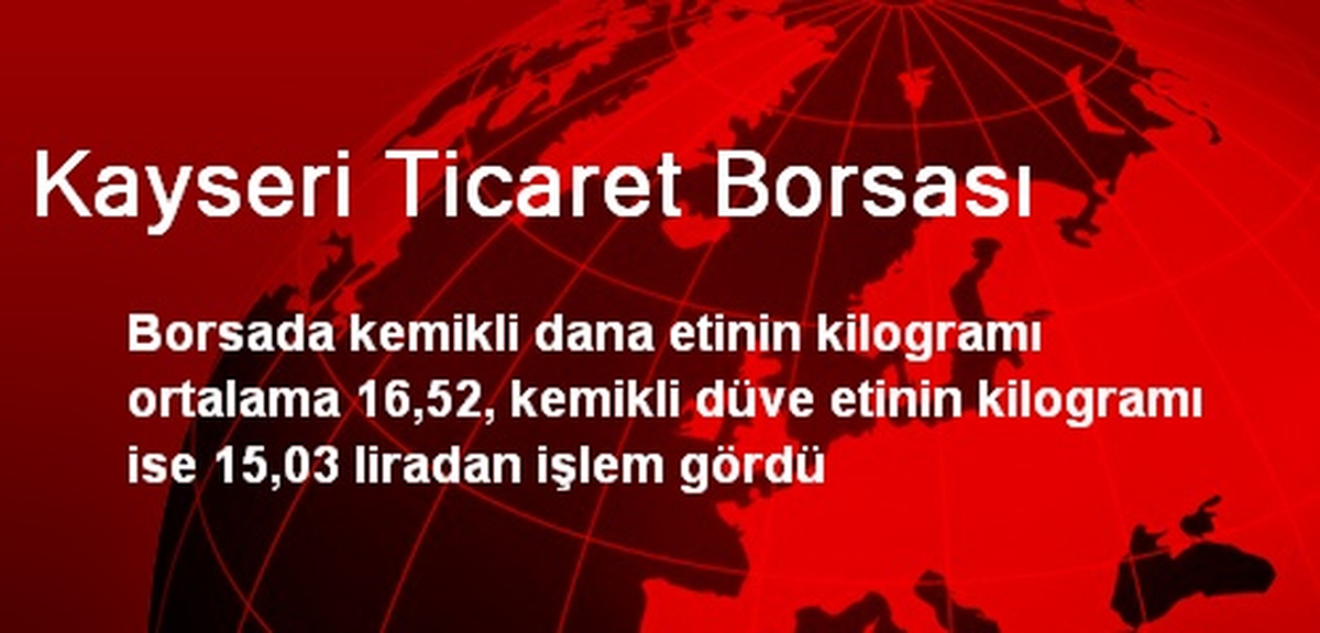Kayseri Ticaret Borsası