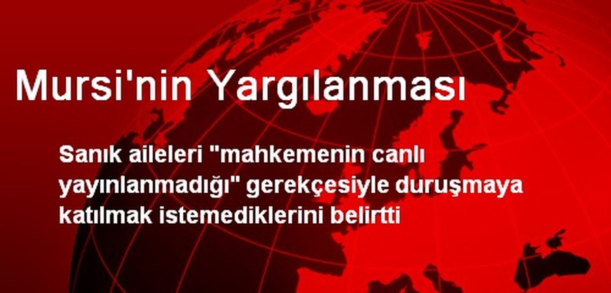 Mursi\'nin Yargılanması