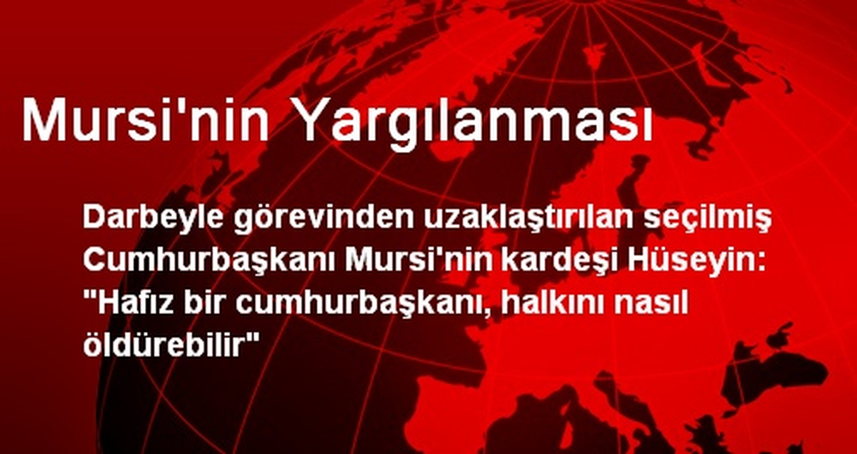 Mursi\'nin Yargılanması