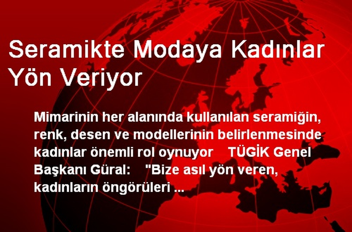 Seramikte Modaya Kadınlar Yön Veriyor