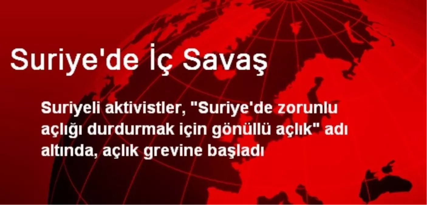 Suriye\'de İç Savaş