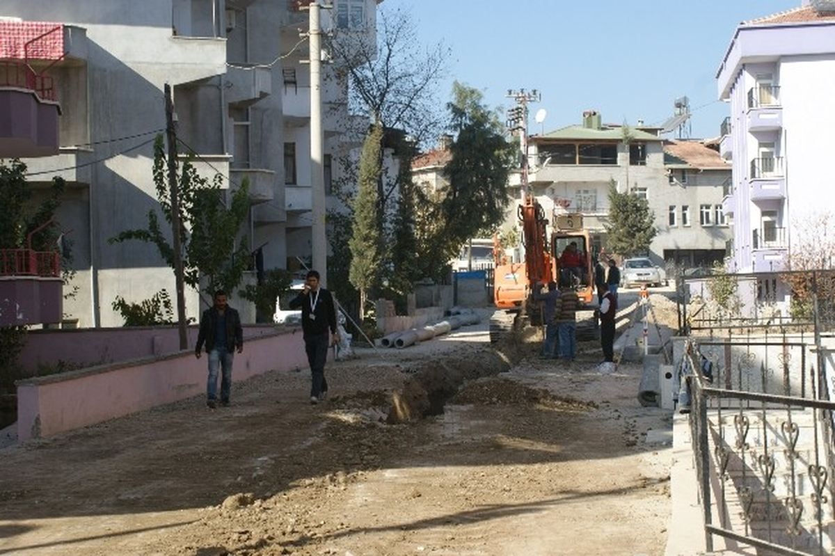 Vezirköprü\'de Doğalgaz Borusu Patladı