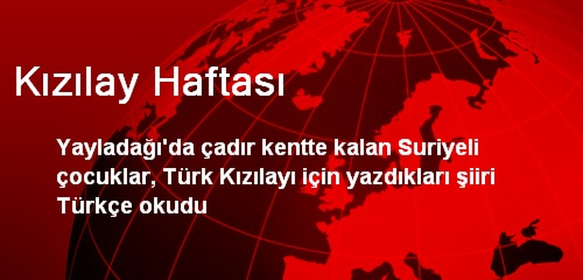 Kızılay Haftası