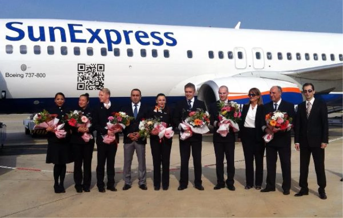 Sunexpress Gazipaşa\'ya İlk Uçuşunu Gerçekleştirdi