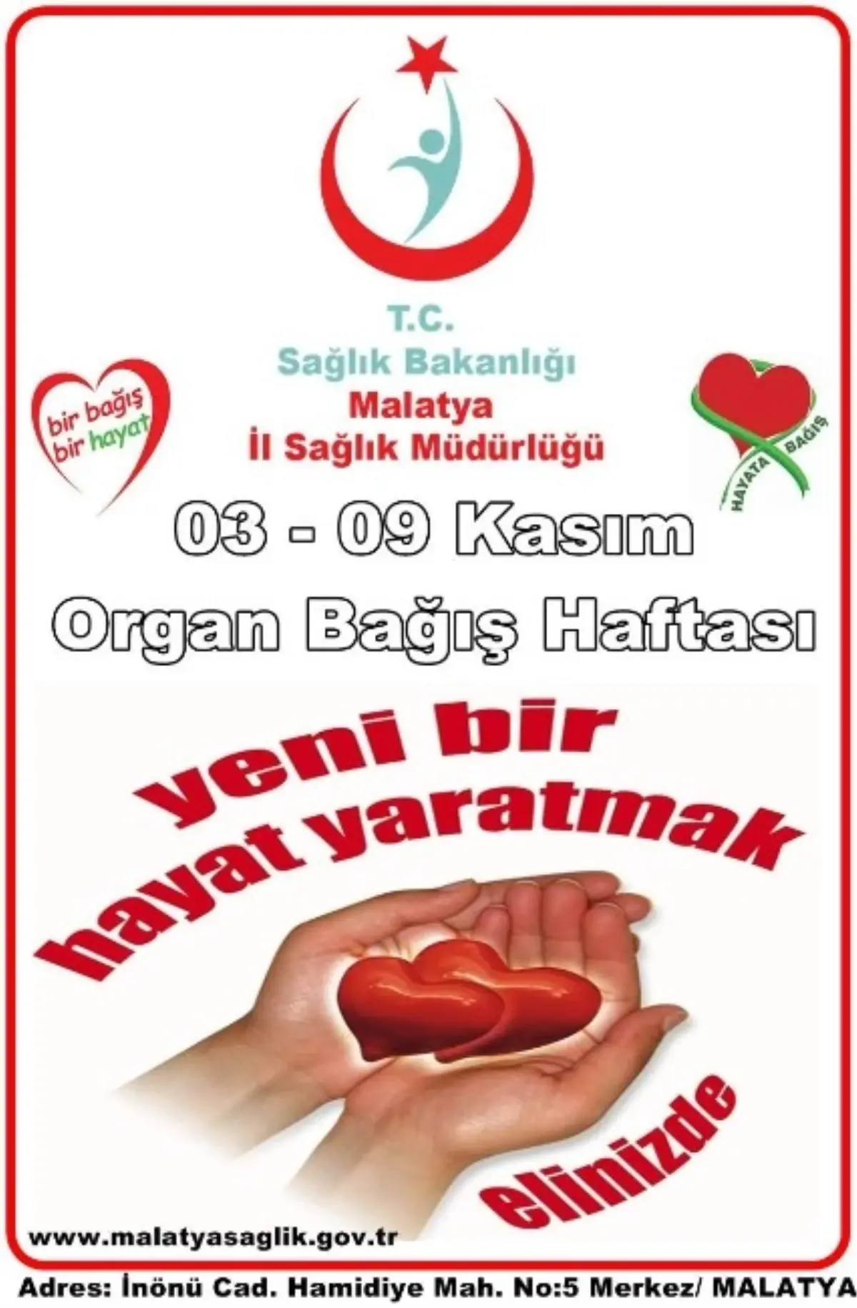 3-9 Kasım Organ Bağışı Haftası