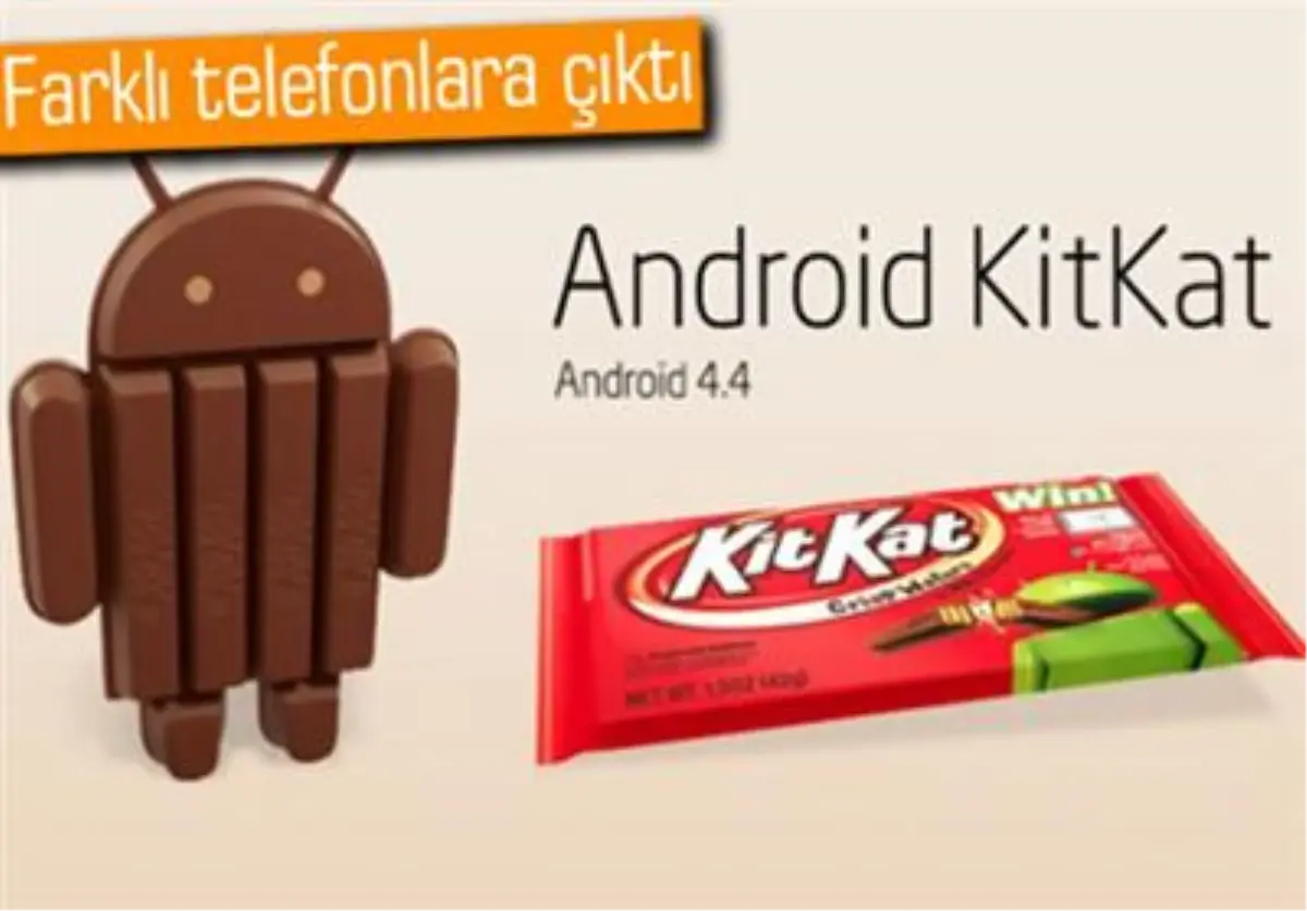 Android 4.4 Kitkat Farklı Modeller İçin Çıktı