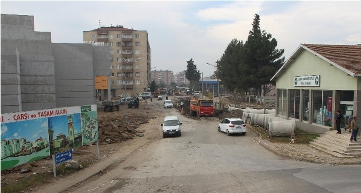 Çarşamba Atatürk Bulvarı Yenileniyor