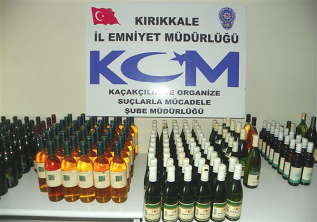 Kırıkkale\'de Sahte İçki Operasyonu