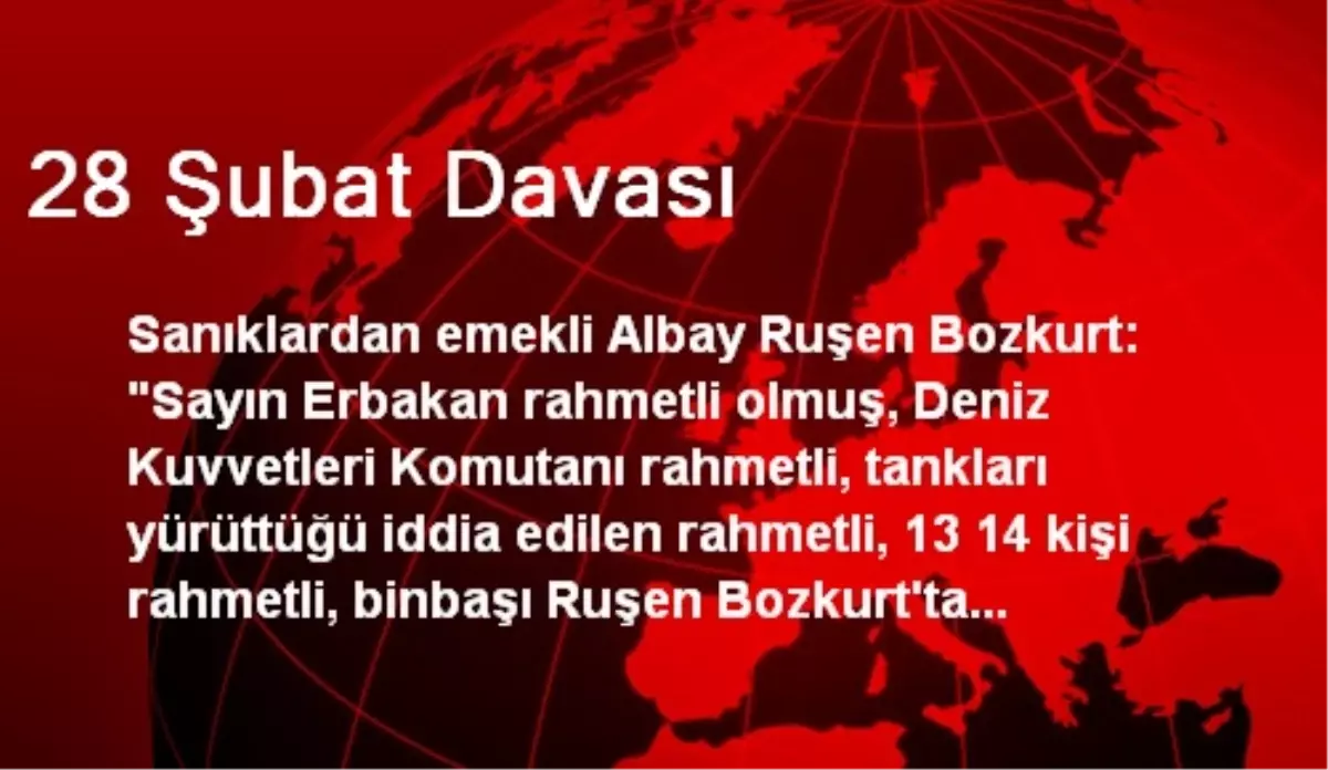 28 Şubat Davası