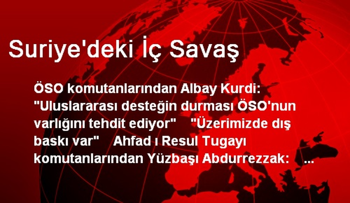 Suriye\'deki İç Savaş