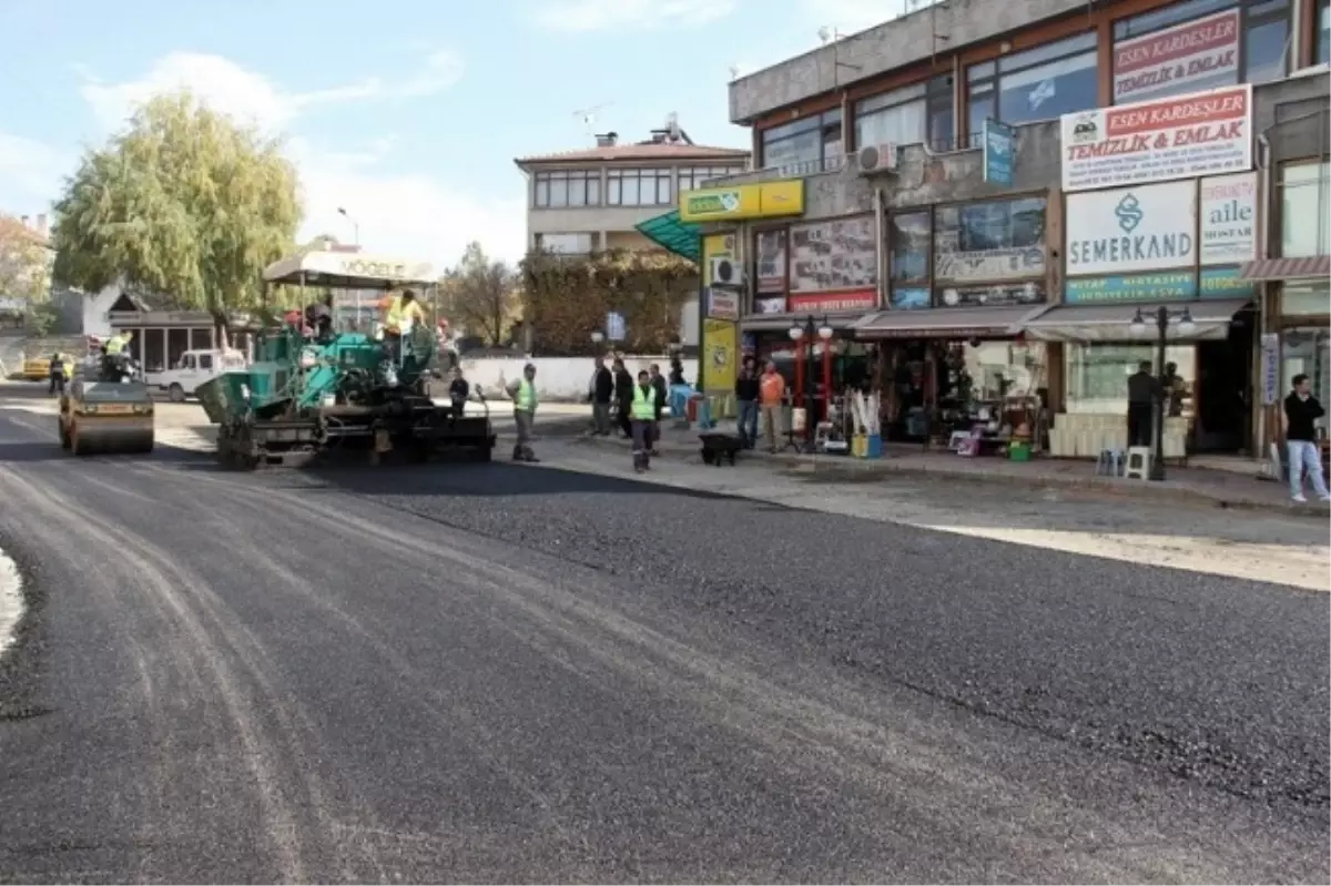 Safranbolu\'da Asfalt Çalışmaları