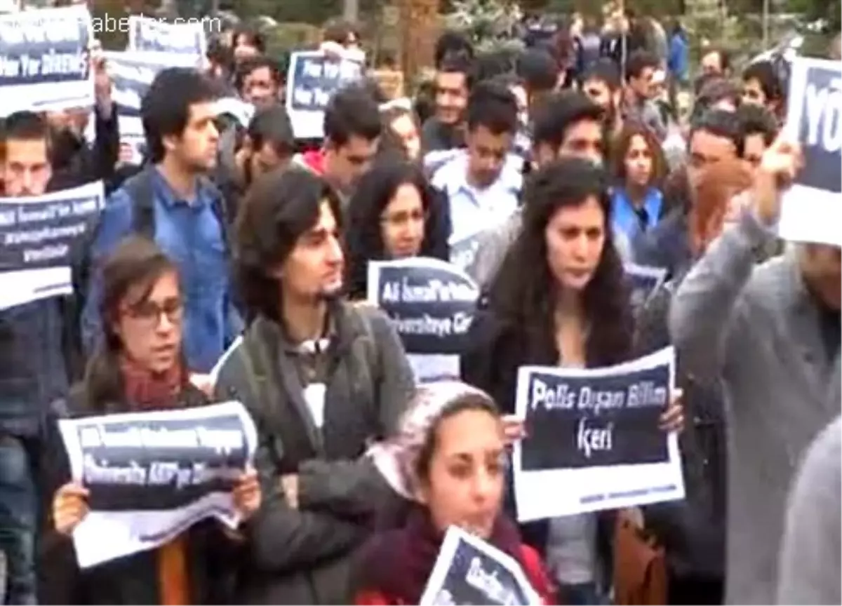 YÖK\'ün kuruluşunun 32. yıl dönümü protestosu