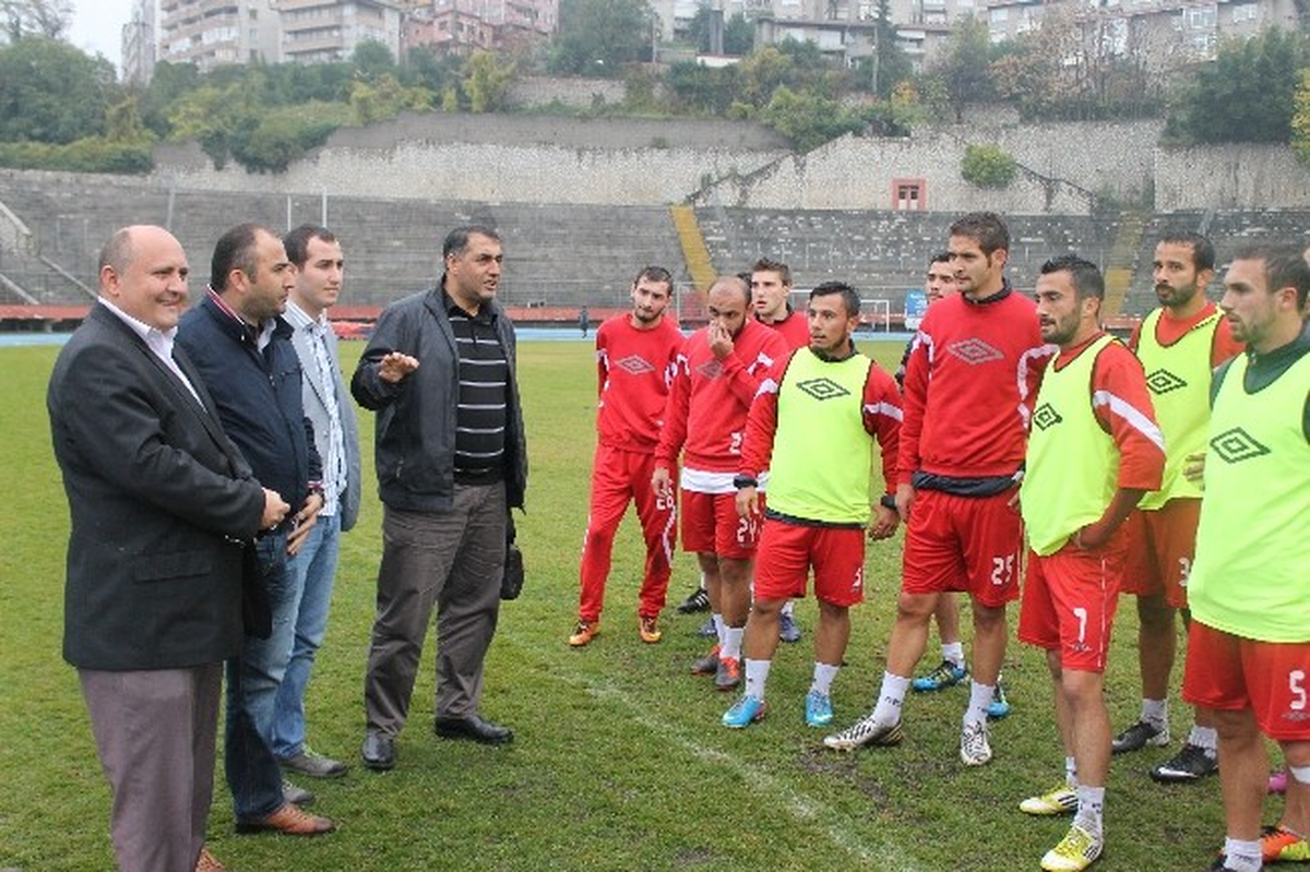 AK Parti Zonguldak Belediye Başkan Aday Adayı Şen\'den, Zonguldak Kömürspor\'a Ziyaret