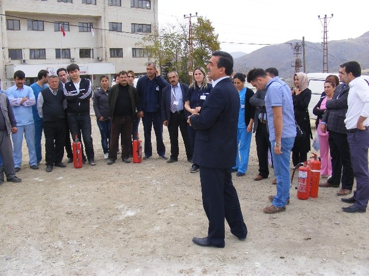 Hastanede Tatbikat Gerçekleştirildi