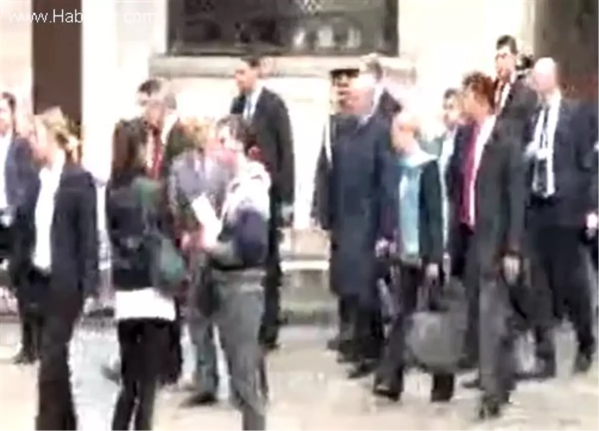 Norveç Kralı ve Eşi, Ayasofya Müzesi ve Sultanahmet Camii\'ni Gezdi