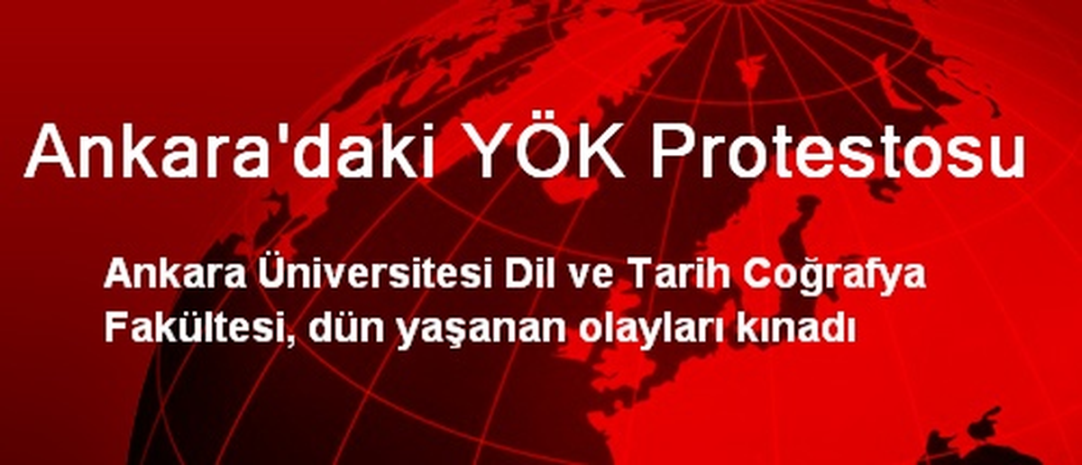 Ankara\'daki YÖK Protestosu