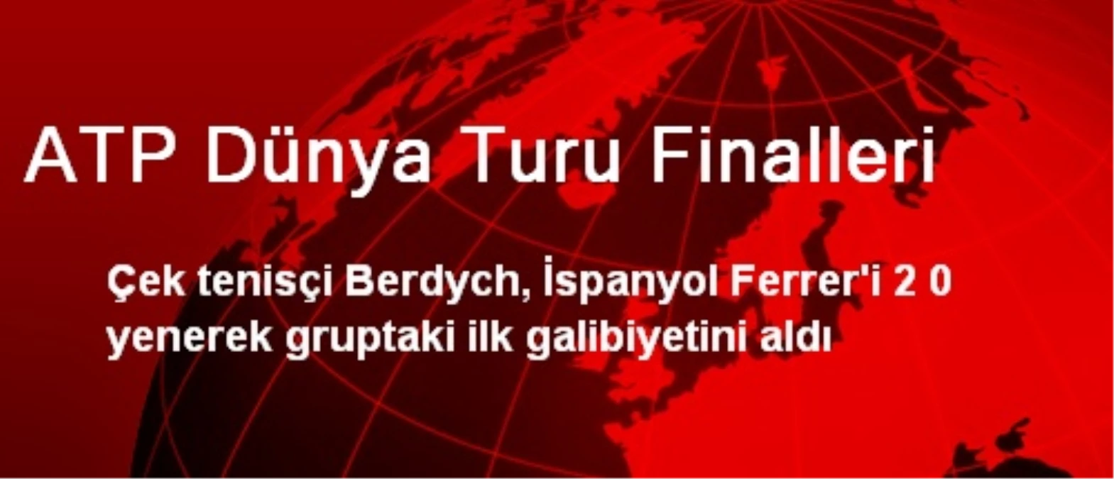 Çek Tomas Berdych, İspanyol David Ferrer\'i 2-0 Yendi
