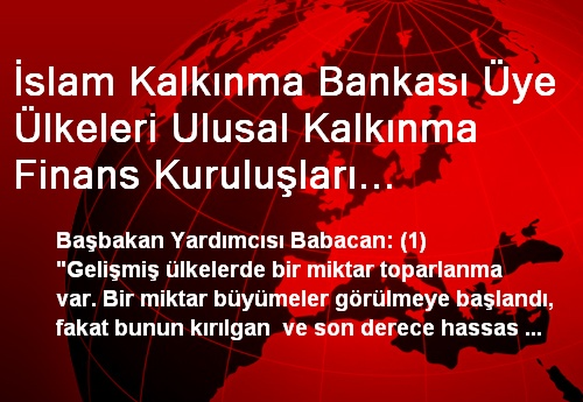 İslam Kalkınma Bankası Üye Ülkeleri Ulusal Kalkınma Finans Kuruluşları Ortaklığı Kalkınma Forumu