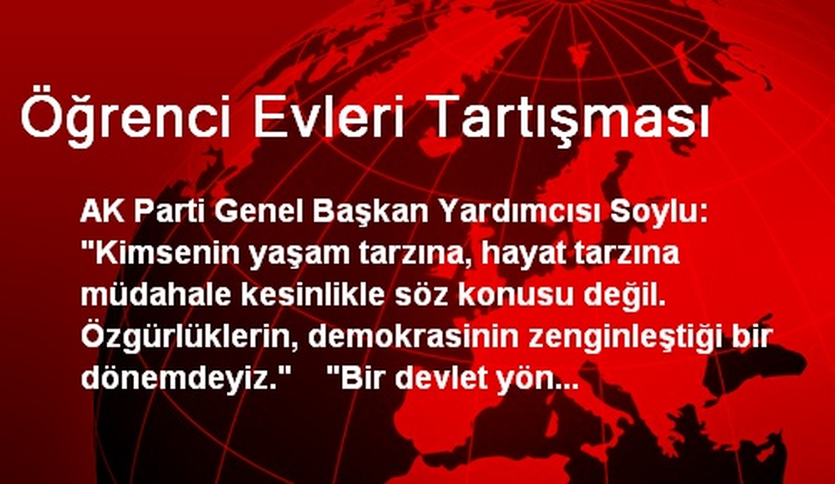 Öğrenci Evleri Tartışması