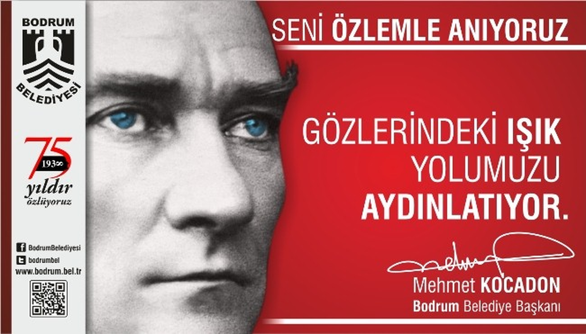 Bodrum Belediye Başkanı Mehmet Kocadon\'un 10 Kasım Mesajı