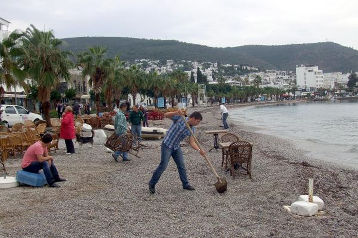 Bodrum\'da Güneş Yeniden Yüzünü Gösterdi