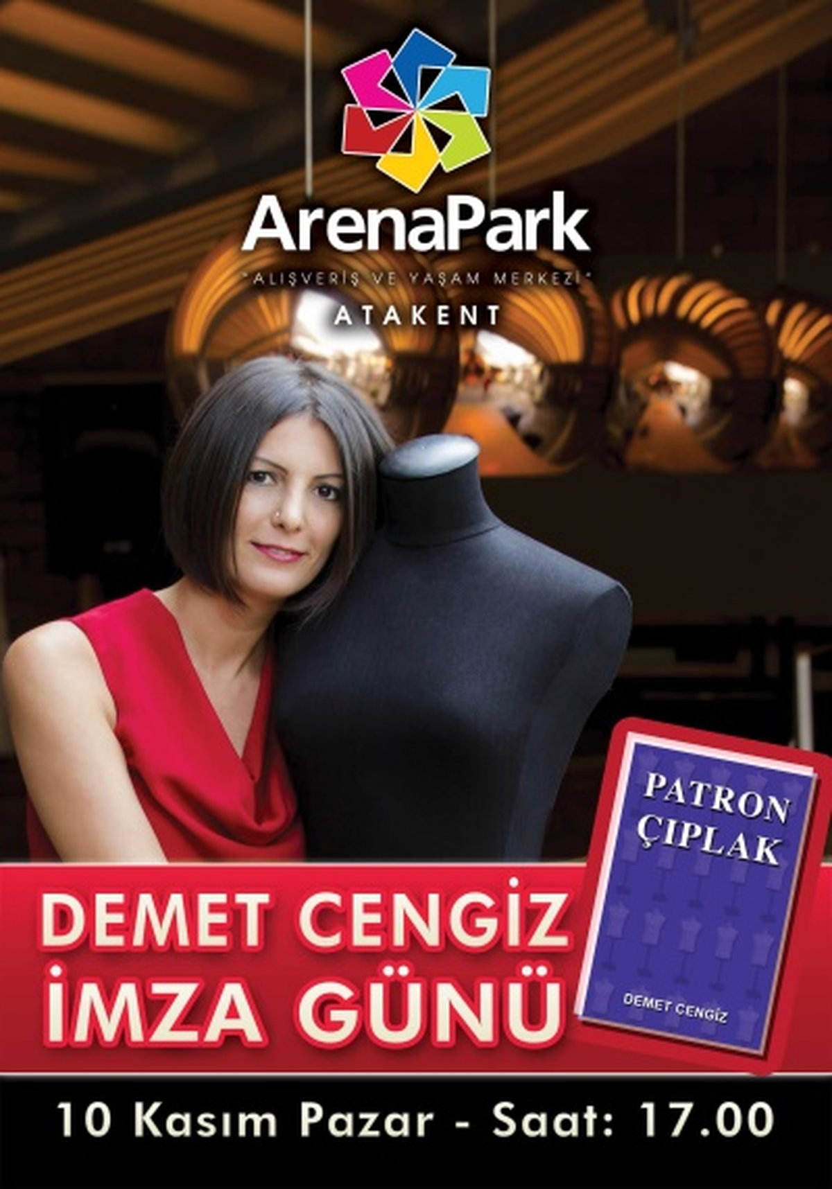 Gazeteci-yazar Demet Cengiz, ArenaPark\'ta Okurlarıyla Buluşuyor
