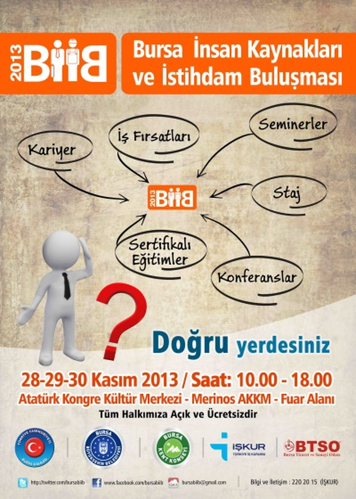 İş Arayanlar İşverenler BİİB\'te Buluşuyor