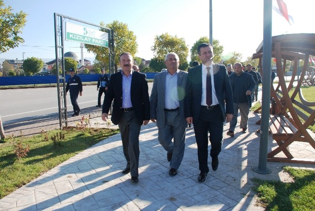 Kızılay Parkına Mehteranlı Açılış
