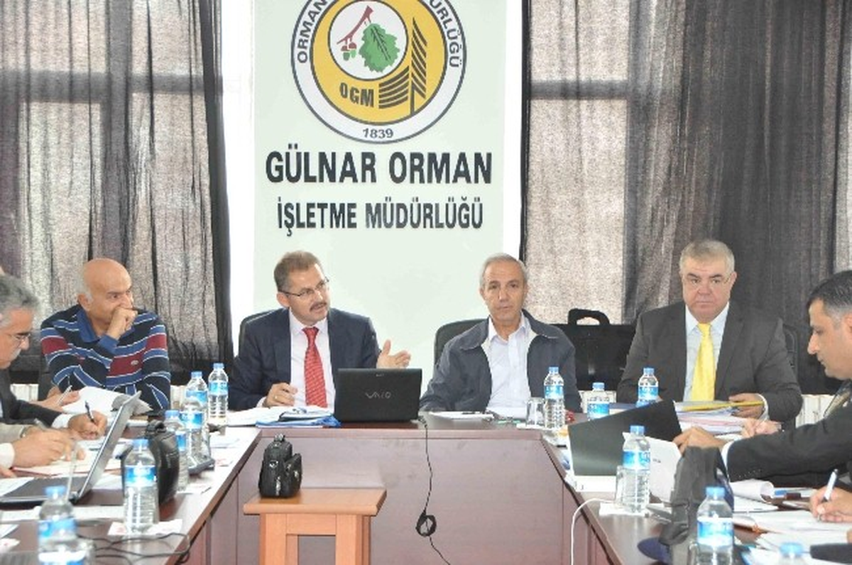 Orman Bölge Müdürlüğü Toplantısı Gülnar\'da Yapıldı