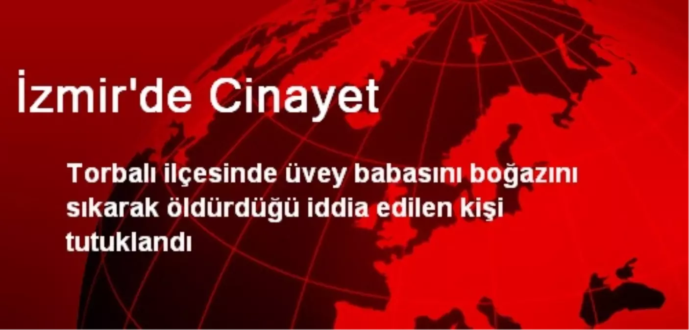 İzmir\'de Cinayet