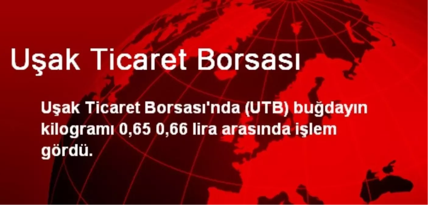 Uşak Ticaret Borsası