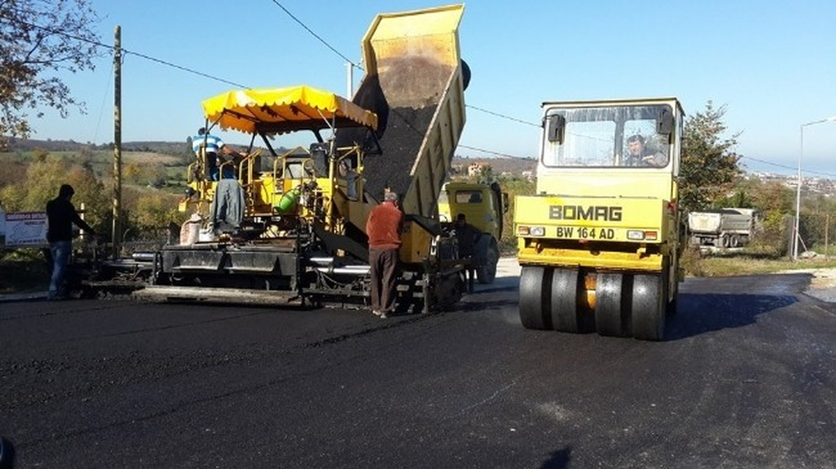 Akçakoca Kampus Yolu Asfalta Kavuştu