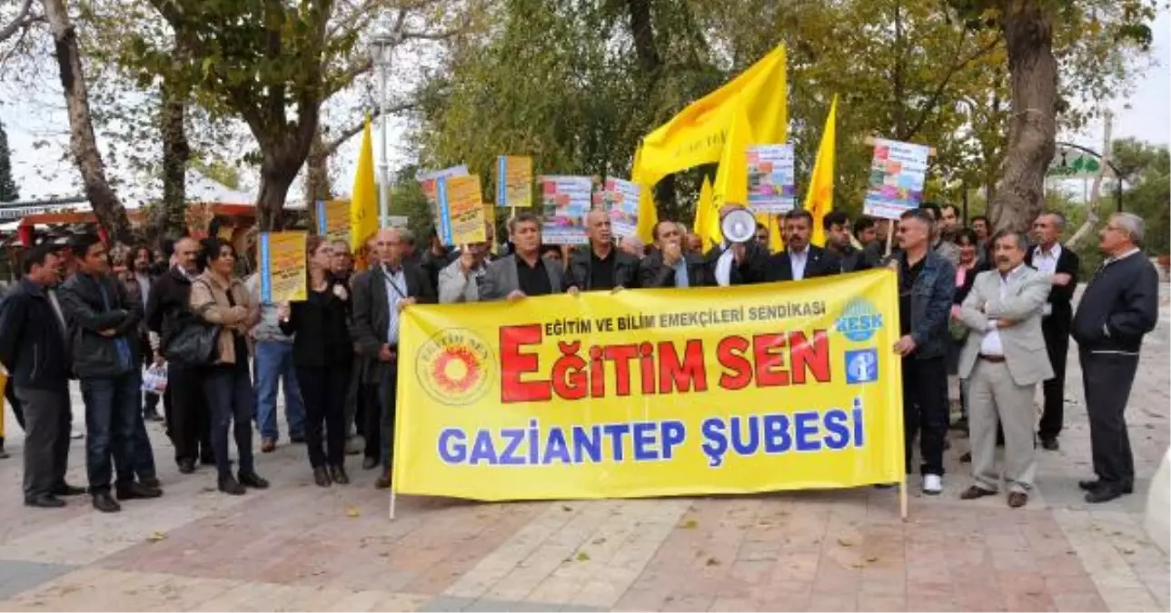 Gaziantep\'te Sigortasız İşçi Eylemi