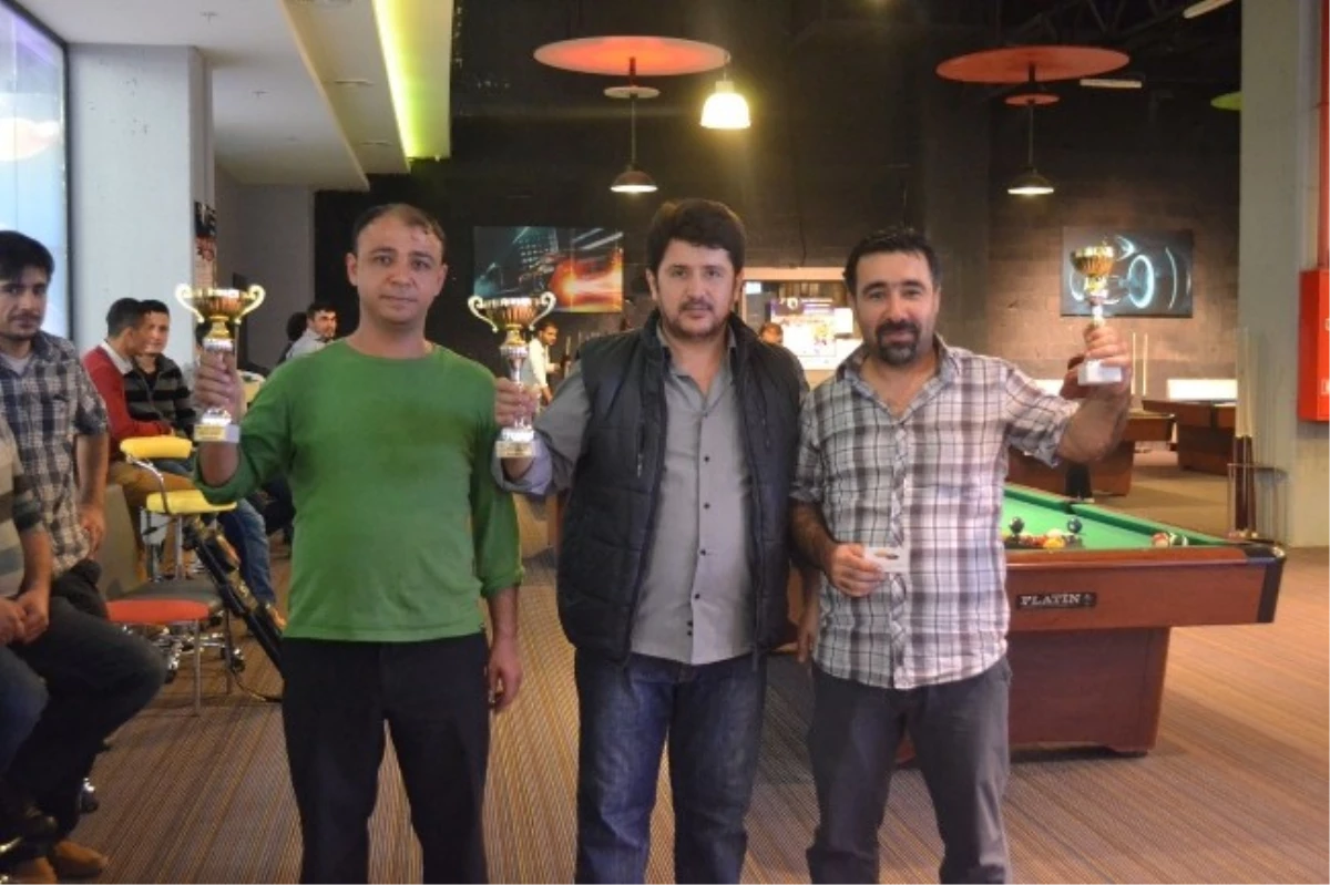 Kahramanmaraş Piazza\'da Bilardo Turnuvası