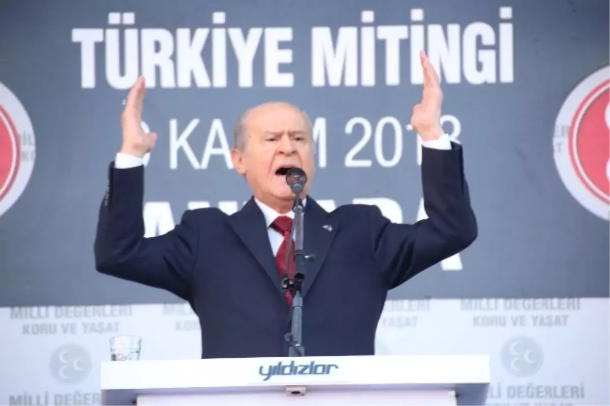 MHP Milli Değerleri Koru ve Yaşat Mitingi