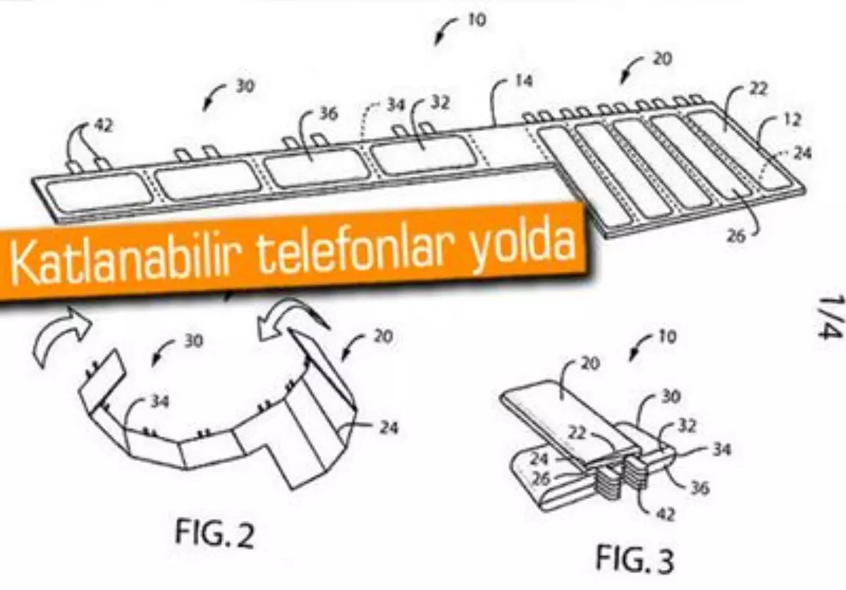 Nokia Katlanabilir Bataryanın Patentini Aldı