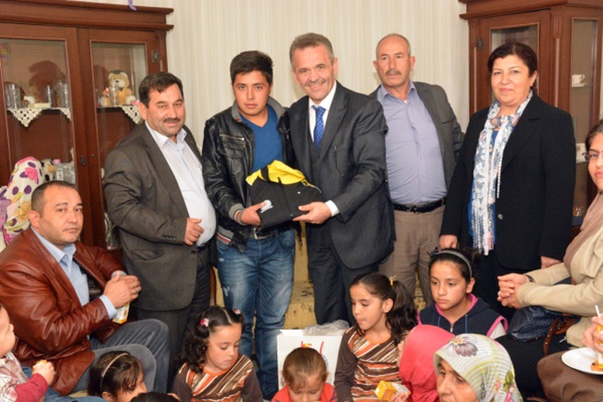 Solmaz\'a Başkan Gibi Karşılama Yapıldı