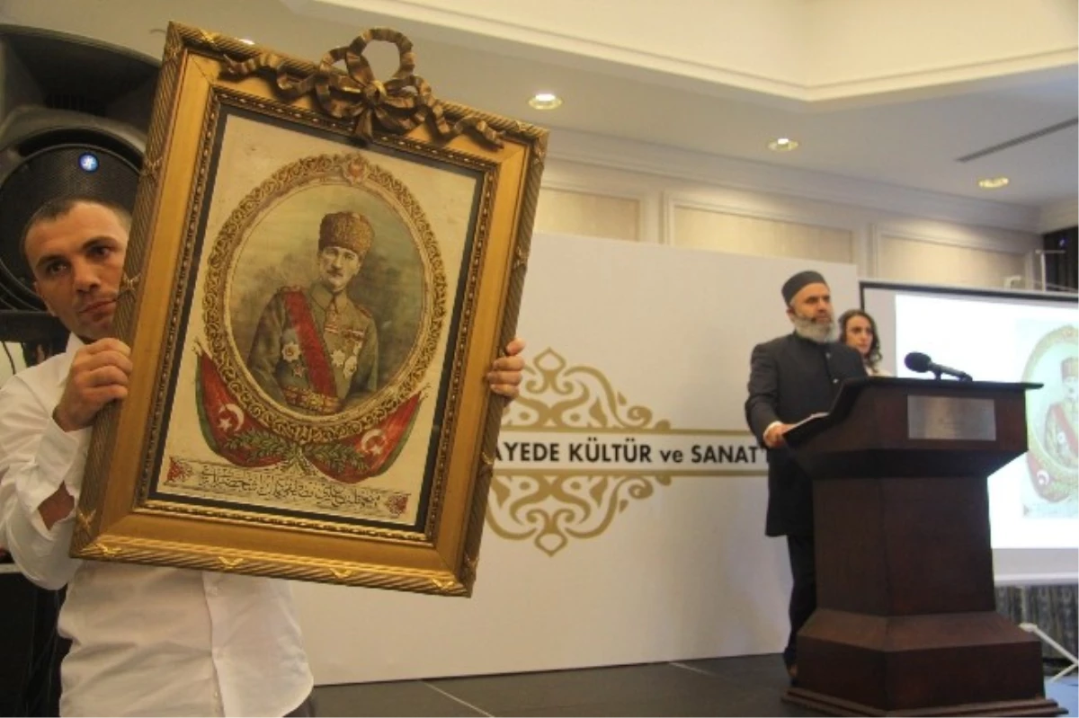 Atatürk\'ün Taş Baskı Portresi 7 Bin 500 Liraya Satıldı