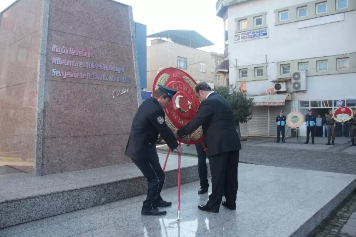 Çarşamba\'da 10 Kasım Atatürk\'ü Anma Töreni